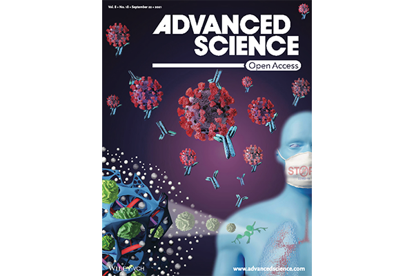 Bencherif research on cover of Advanced Science.